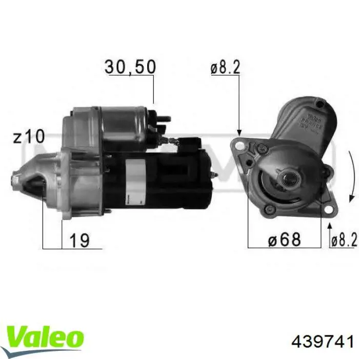 439741 VALEO Авто генератор