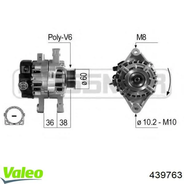 Генератор 270600Q14084 Toyota
