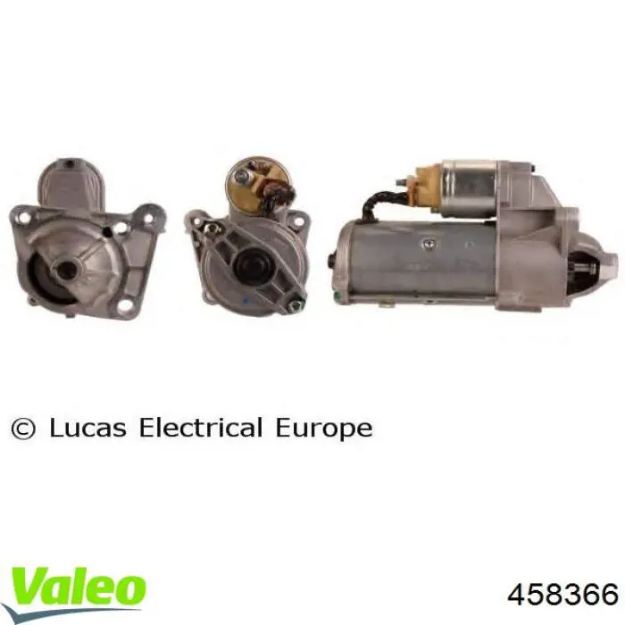 Стартер автомобільний VALEO 458366