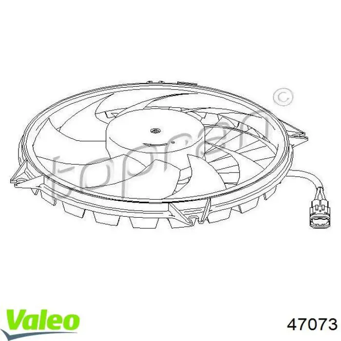 Купити 047073 VALEO Ліхтар задній лівий, внутрішній