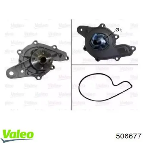 Помпа охолодження VALEO 506677 ціна, від 32.20 USD