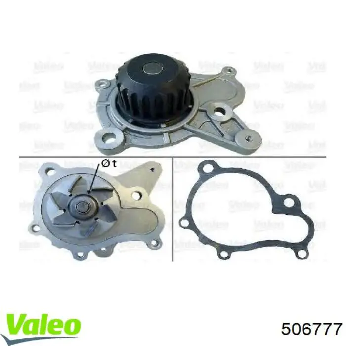 Купити 506777 VALEO Насос охолоджуючої рідини