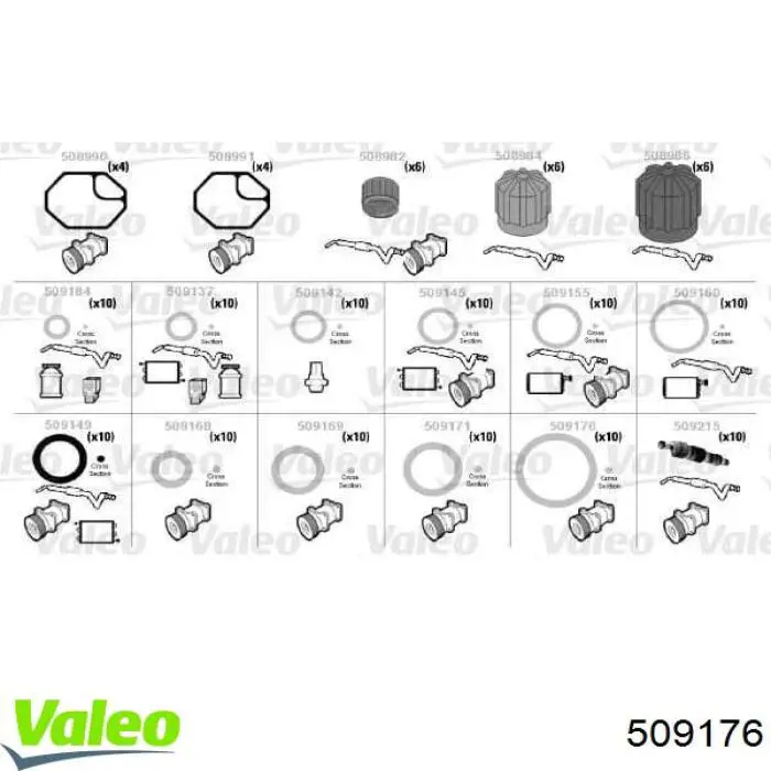 509176 VALEO Прокладка фланця (трійника) системи охолодження