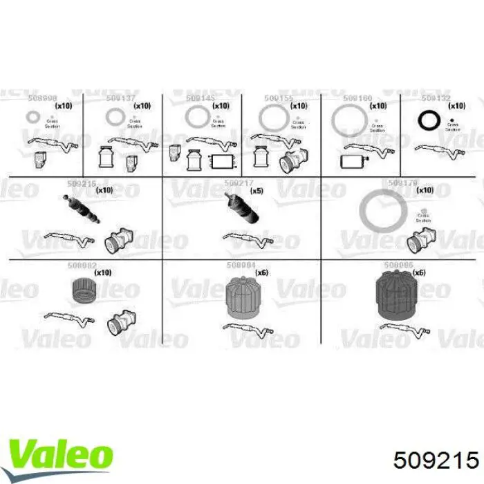 Клапан заправки кондиціонера 509215 VALEO