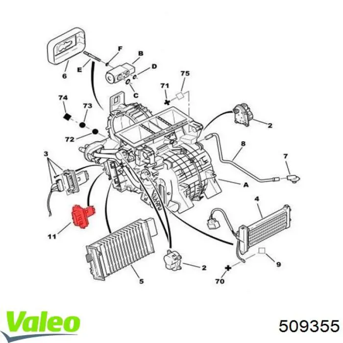 509355 VALEO Регулятор оборотів пічки