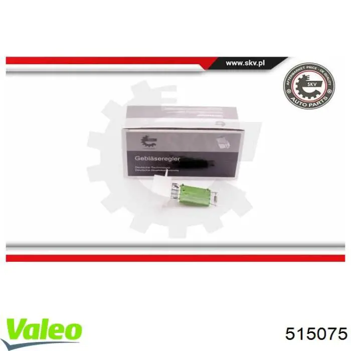 Резистор обігрівача VALEO 515075 ціна, від 9.86 USD