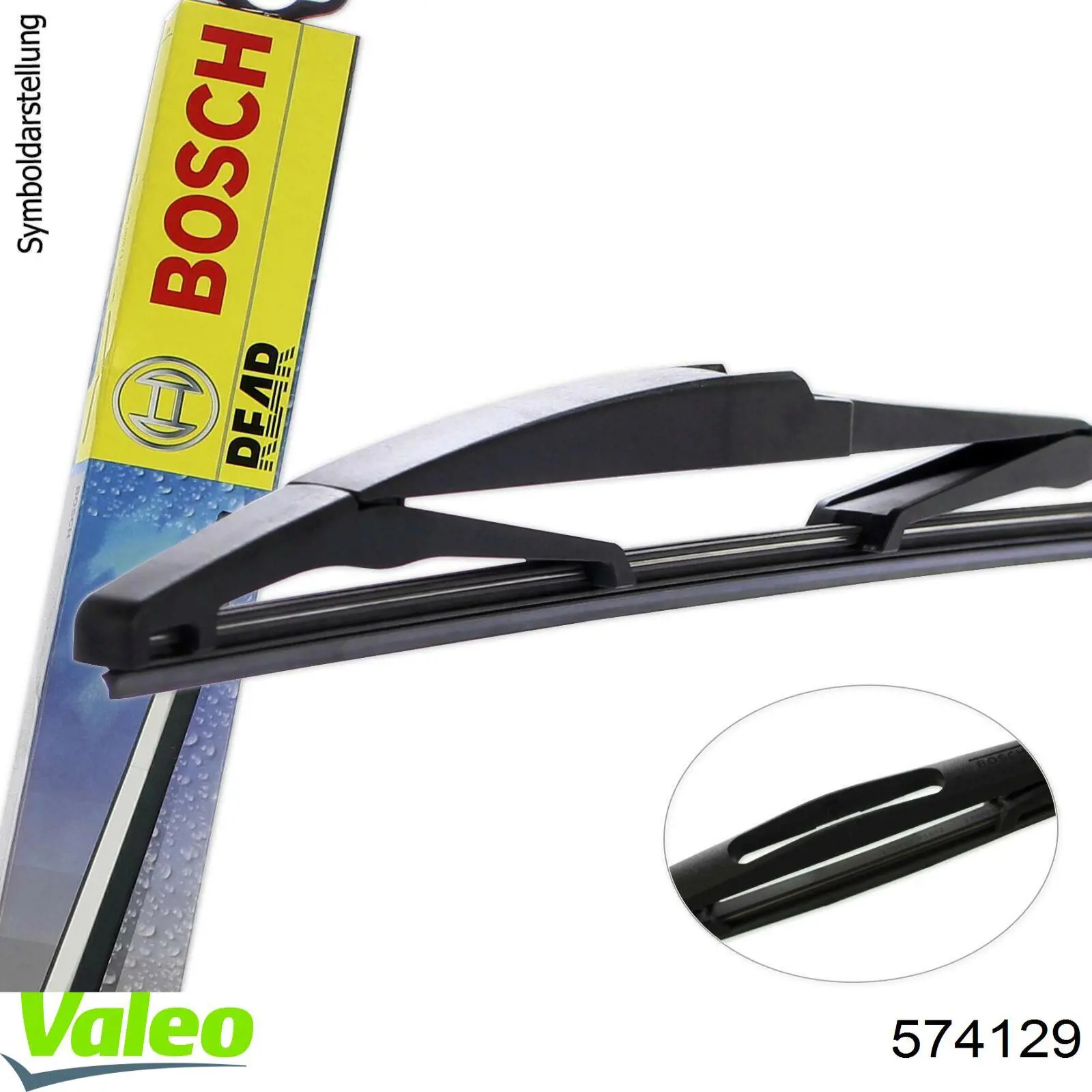 Купити 574129 VALEO Щітка-двірник лобового скла, пасажирська