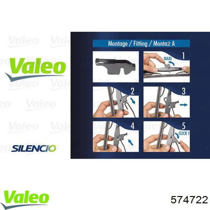 Задня щітка 574722 VALEO