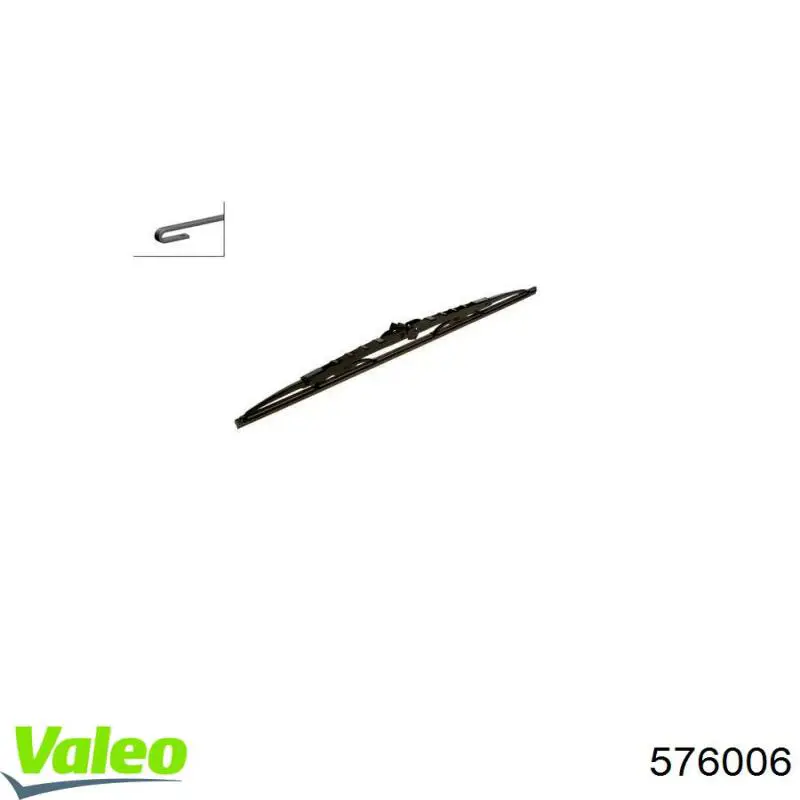 Щітка-двірник лобового скла, комплект з 2-х шт. VALEO 576006 ціна, від 8.26 USD