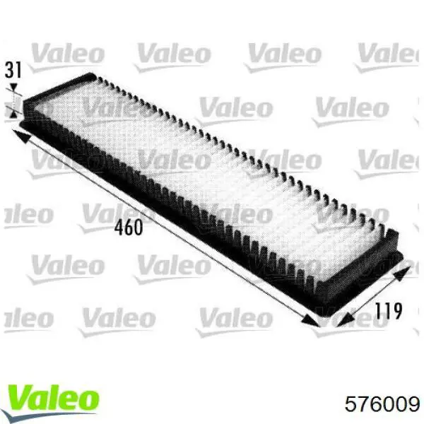 Купити 576009 VALEO Щітка задня