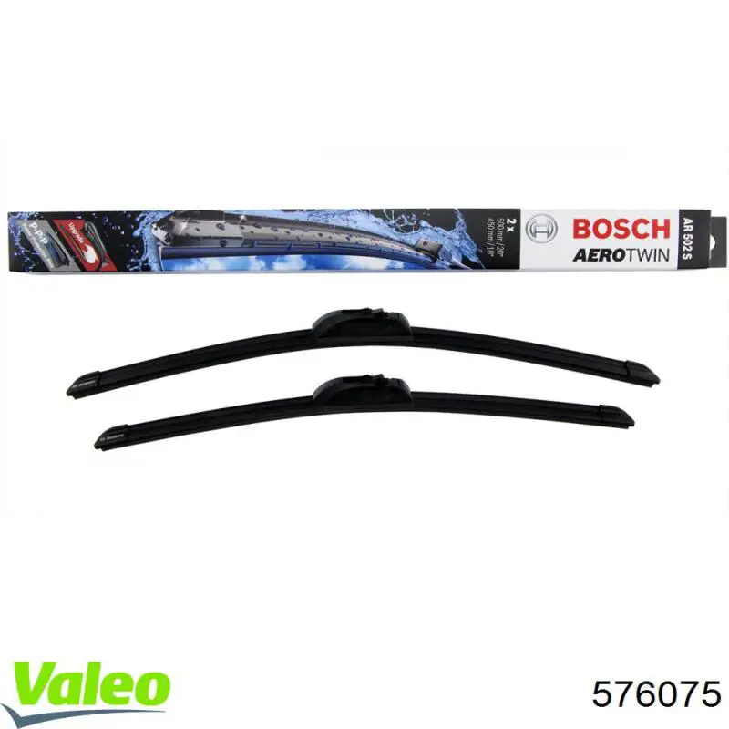 Щітка-двірник лобового скла, пасажирська VALEO 576075 ціна, від 6.69 USD