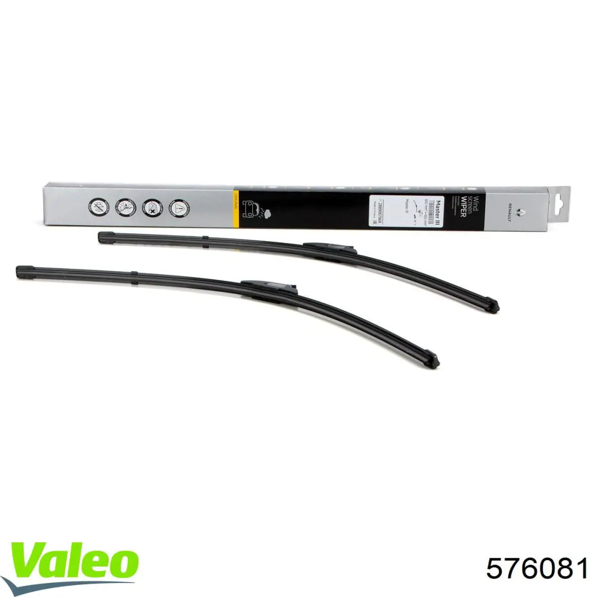 Купити 576081 VALEO Щітка-двірник лобового скла, водійська