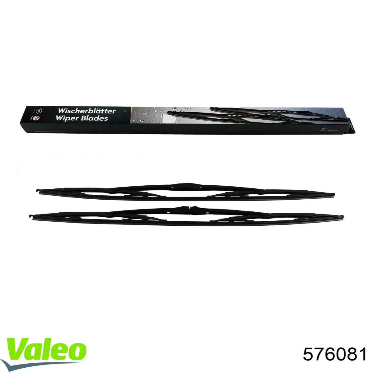 Щітка-двірник лобового скла, водійська 576081 VALEO