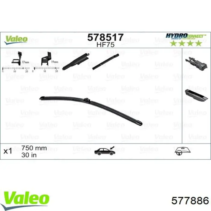 Щітки склоочисника 1829009 Ford