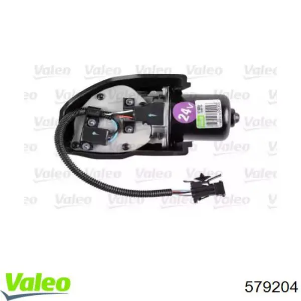 Двигун склоочисника лобового скла (трапеції) 579204 VALEO