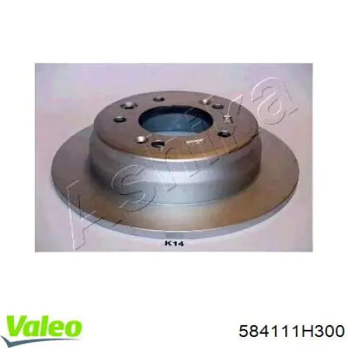 Диск гальмівний задній VALEO 584111H300