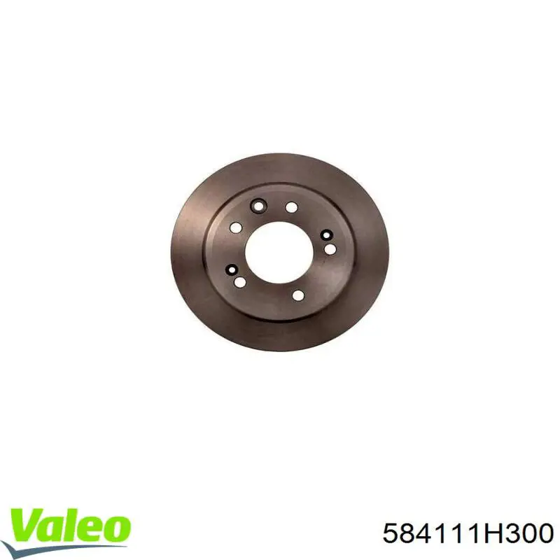Купити 584111H300 VALEO Диск заднього гальма