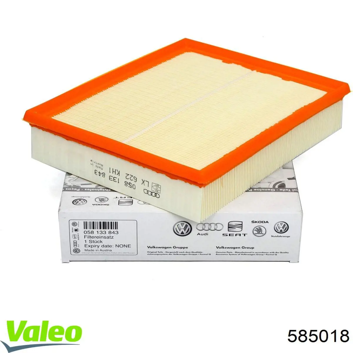 585018 VALEO Повітряний фільтр двигуна