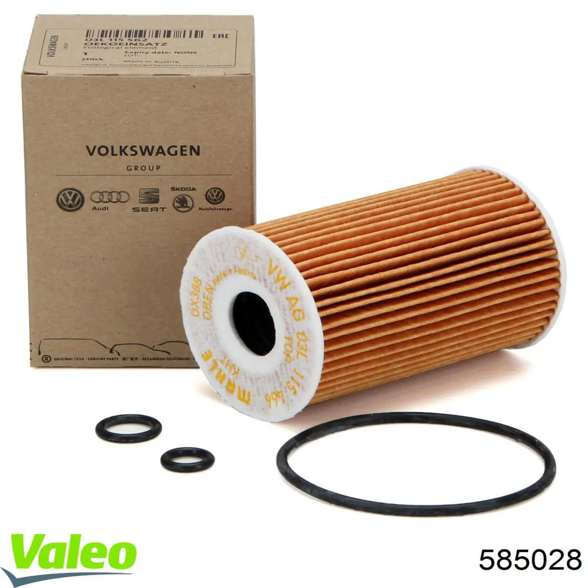 Повітряний фільтр 585028 VALEO