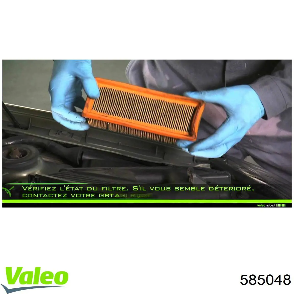 Купити 585048 VALEO Автомобільний фільтр повітря