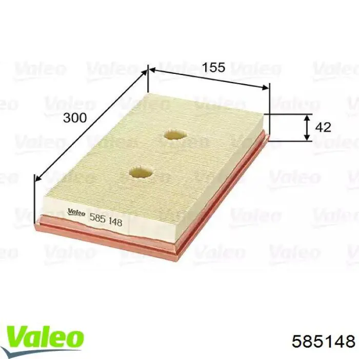 Повітряний фільтр 585148 VALEO