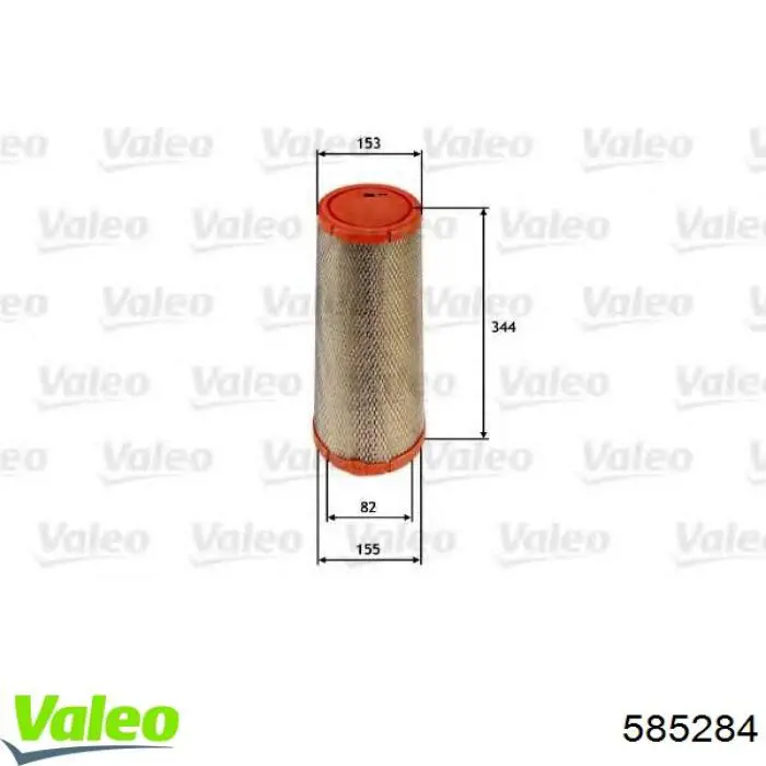 Елемент повітряного фільтра VALEO 585284 ціна, від 4.68 USD