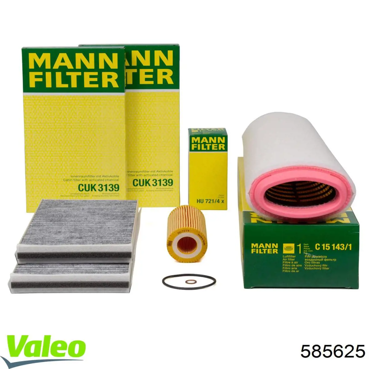 Повітряний фільтр 585625 VALEO