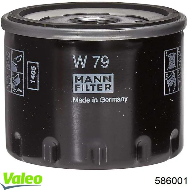 Масляний фільтр 586001 VALEO