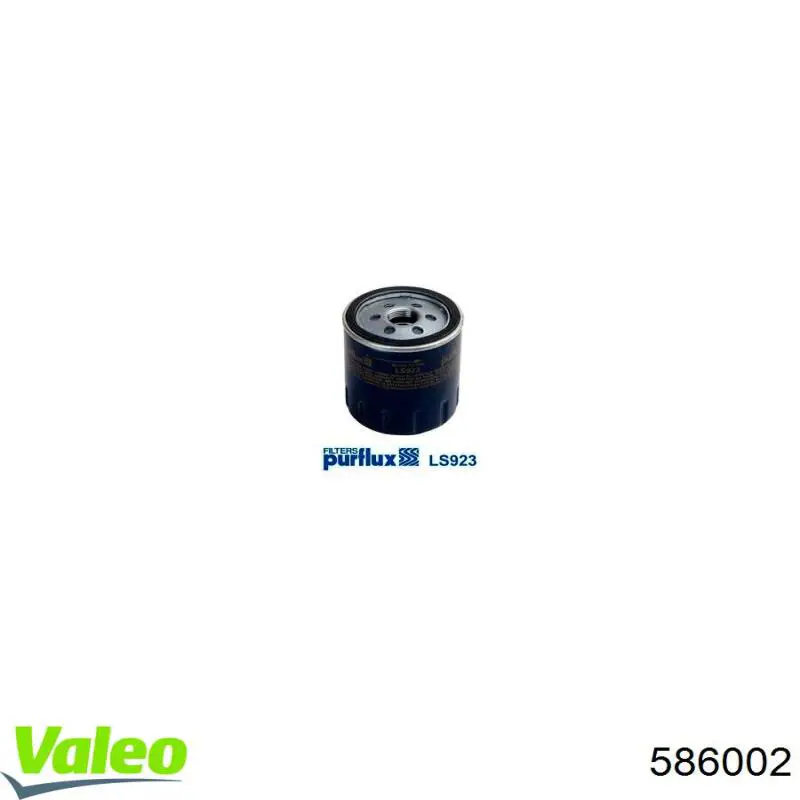 Купити 586002 VALEO Фільтр очищення масла відцентровий