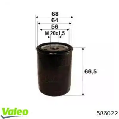 586022 VALEO фільтр масляний