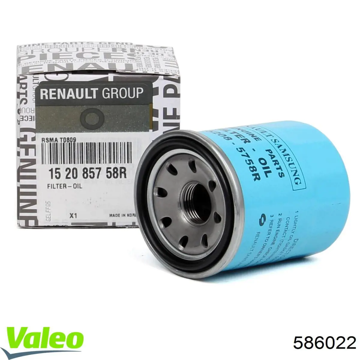 Масляний фільтр двигуна VALEO 586022 ціна, від 4.84 USD