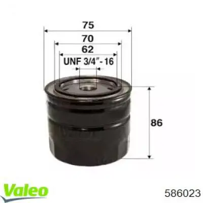 Купити 586023 VALEO Фільтр очищення масла відцентровий