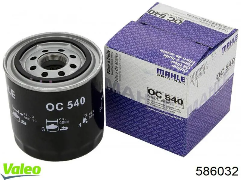 Масляний фільтр двигуна VALEO 586032 ціна, від 13.14 USD
