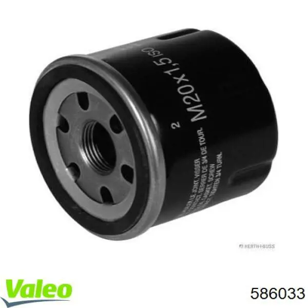 Масляний фільтр двигуна VALEO 586033 ціна, від 3.81 USD
