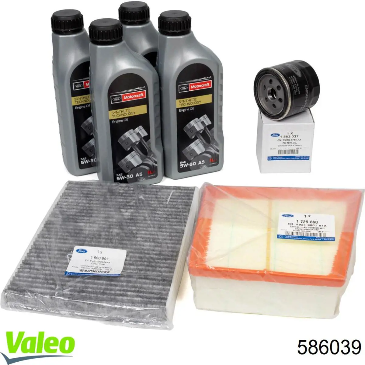 Масляний фільтр 586039 VALEO
