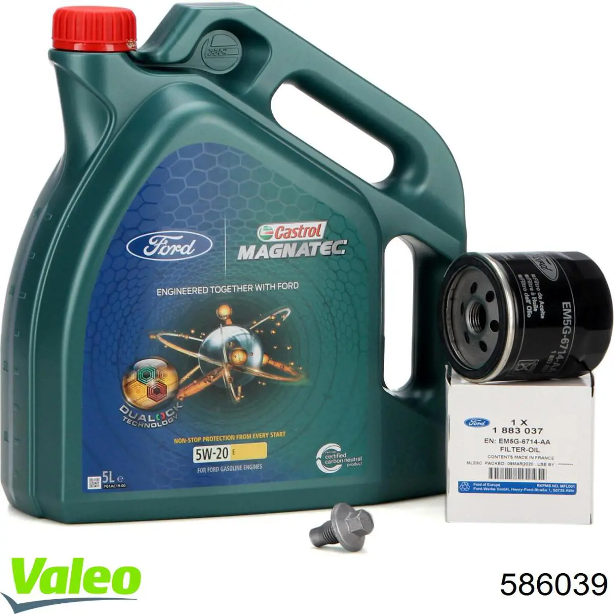 Масляний фільтр двигуна VALEO 586039 ціна, від 4.65 USD
