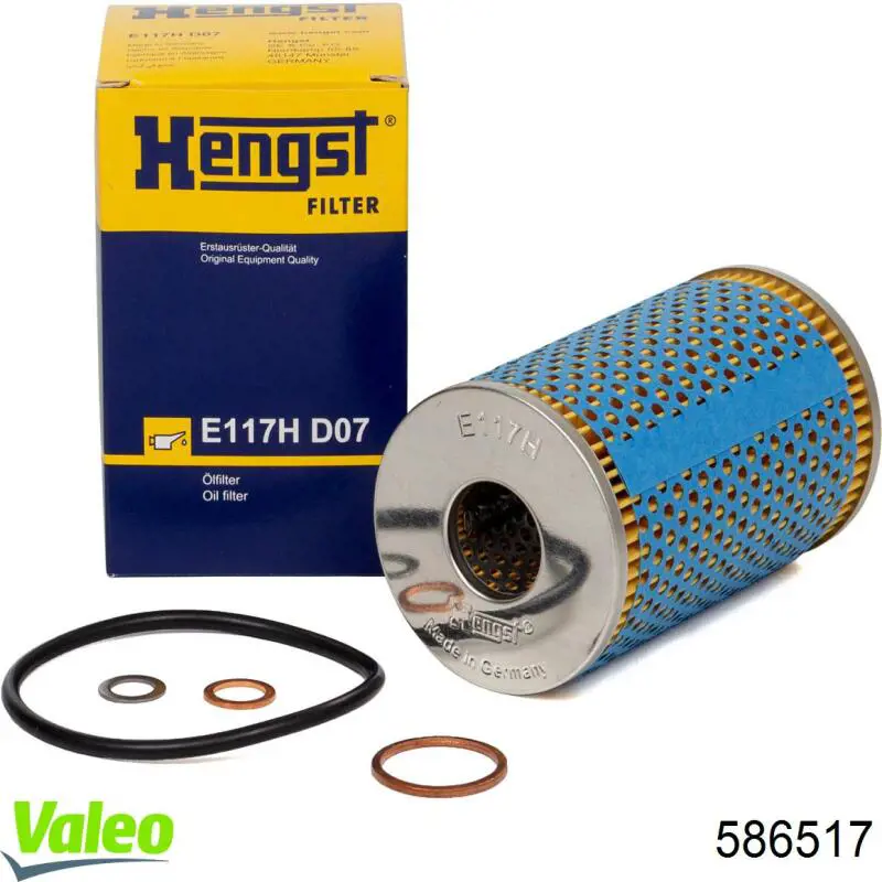 Масляний фільтр двигуна VALEO 586517 ціна, від 4.37 USD