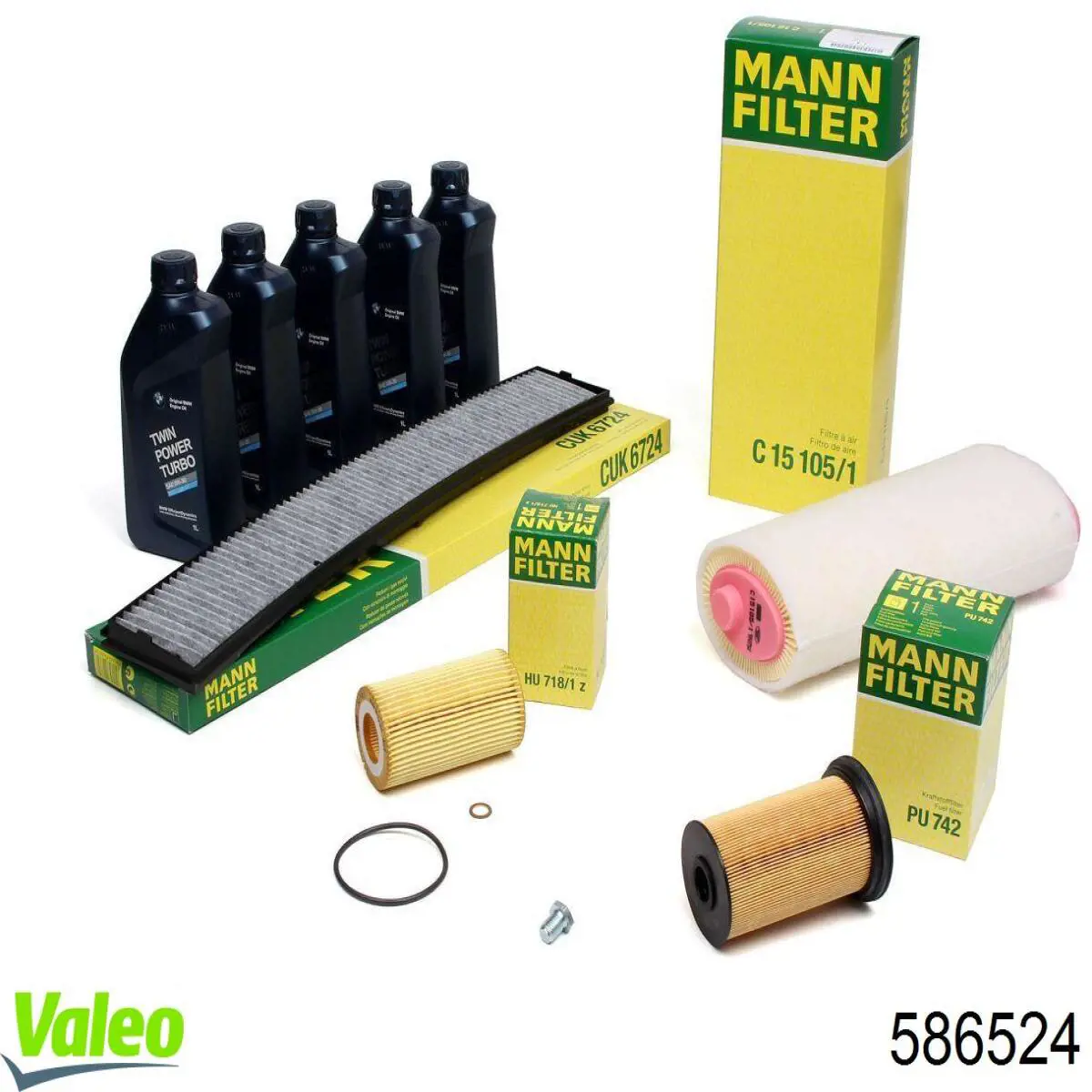 Масляний фільтр 586524 VALEO