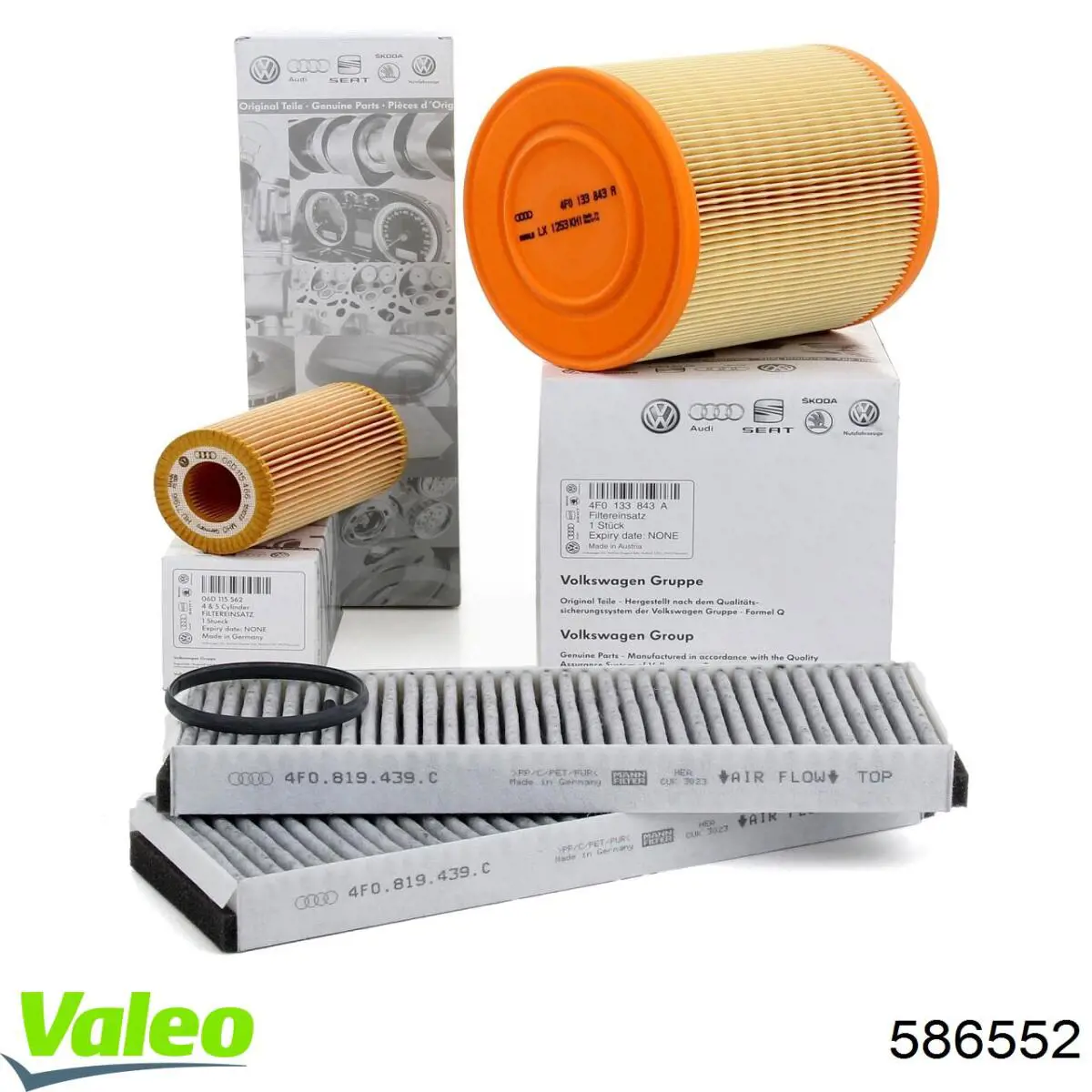 Масляний фільтр 586552 VALEO