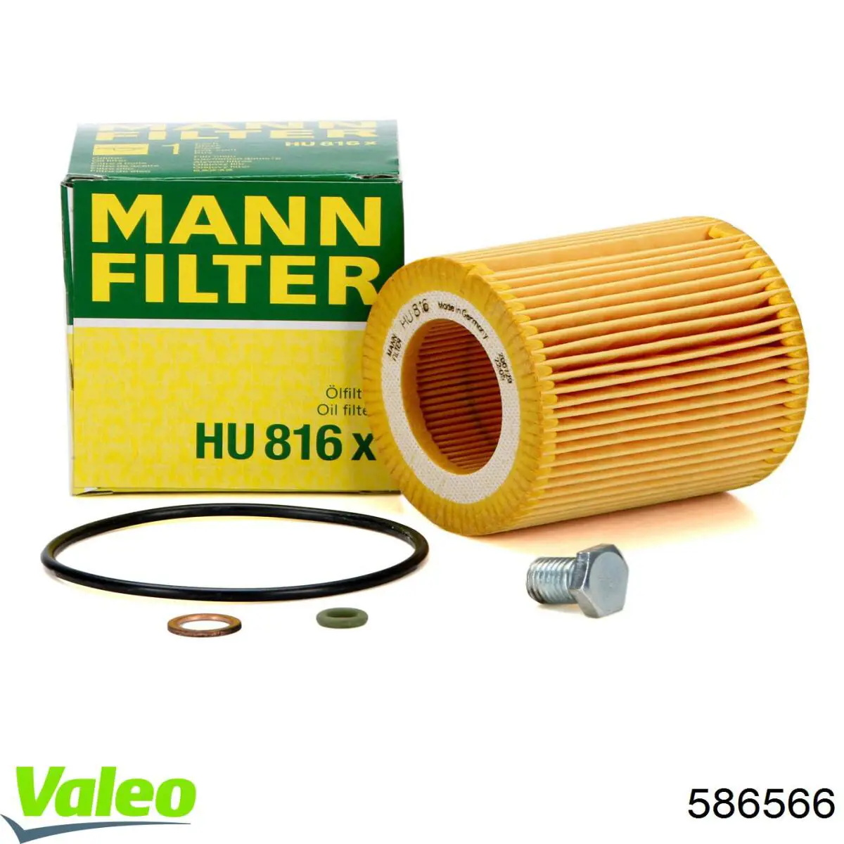 Масляний фільтр двигуна VALEO 586566 ціна, від 7.05 USD