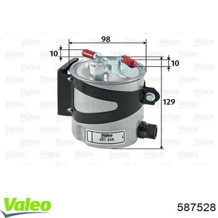 Фільтр паливний VALEO 587528