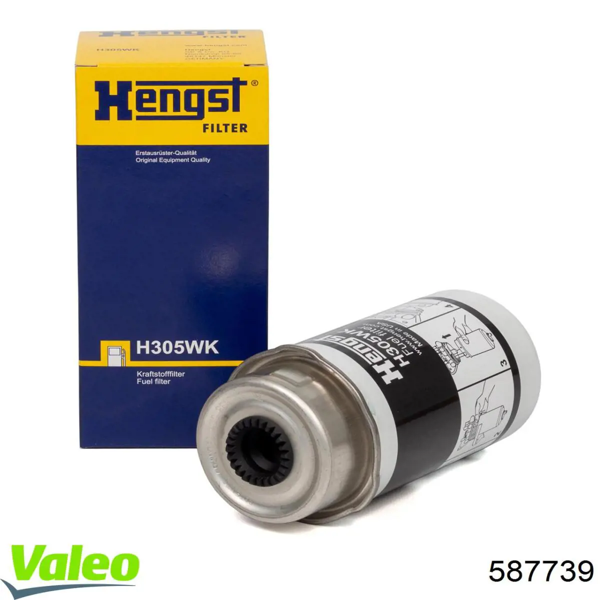 Фільтр паливний VALEO 587739