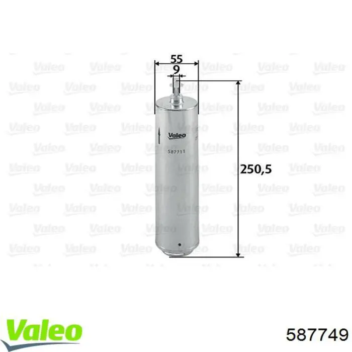 587749 VALEO Фільтр палива
