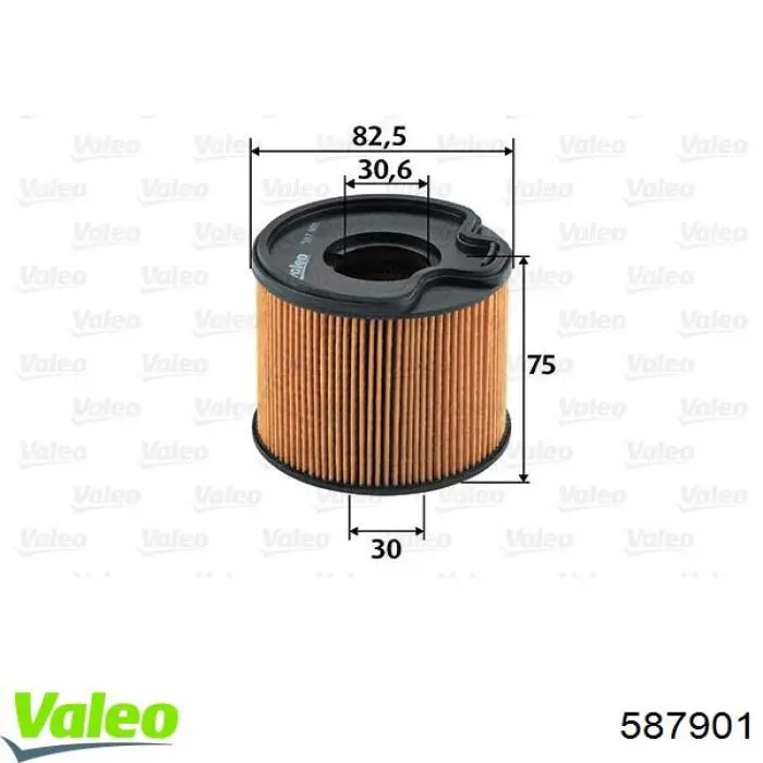 Купити 587901 VALEO Фільтр-відстійник палива грубої очистки