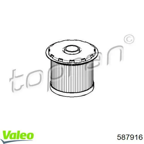 587916 VALEO Фільтр палива