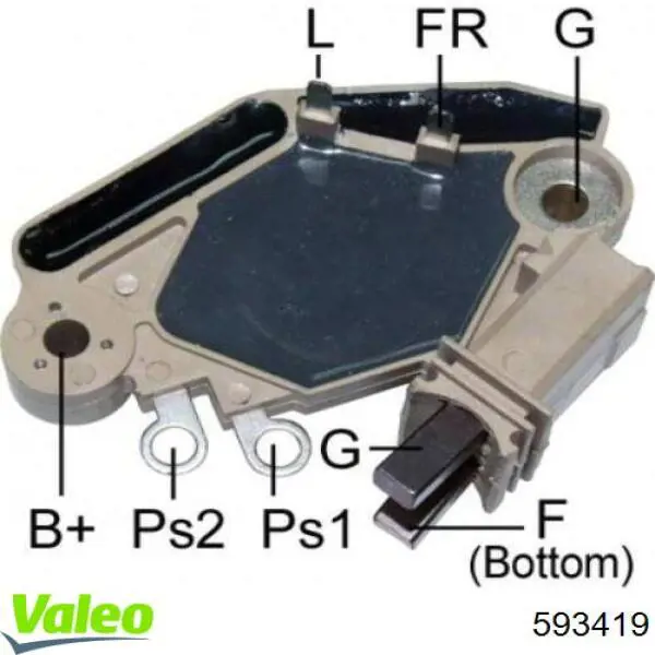 593419 VALEO Реле-регулятор (напруги)