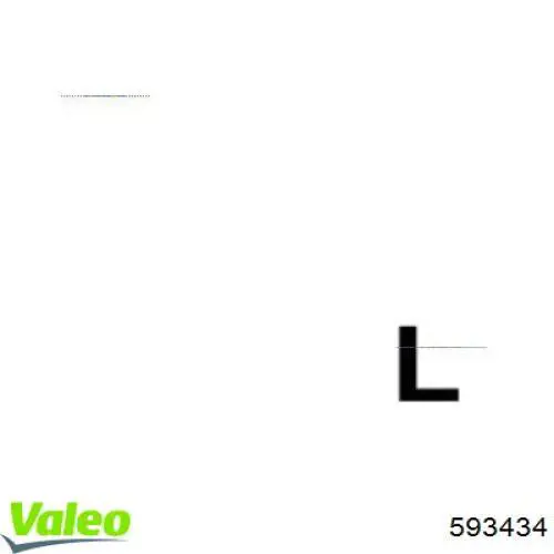 593434 VALEO реле-регулятор генератора, (реле зарядки)