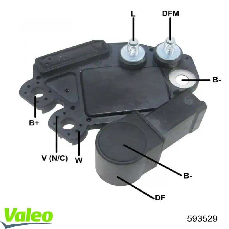 Реле регулятор генератора VALEO 593528