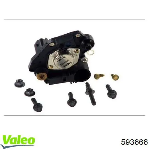 593666 VALEO реле-регулятор генератора, (реле зарядки)