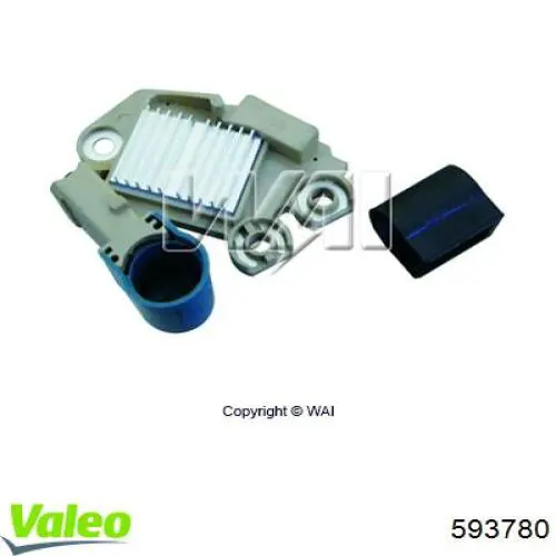 Купити 593780 VALEO Реле регулятор напруги генератора